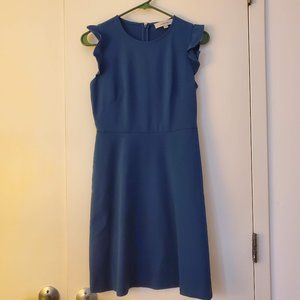 Loft Ruffled Sleeveless Dress - Size 00P